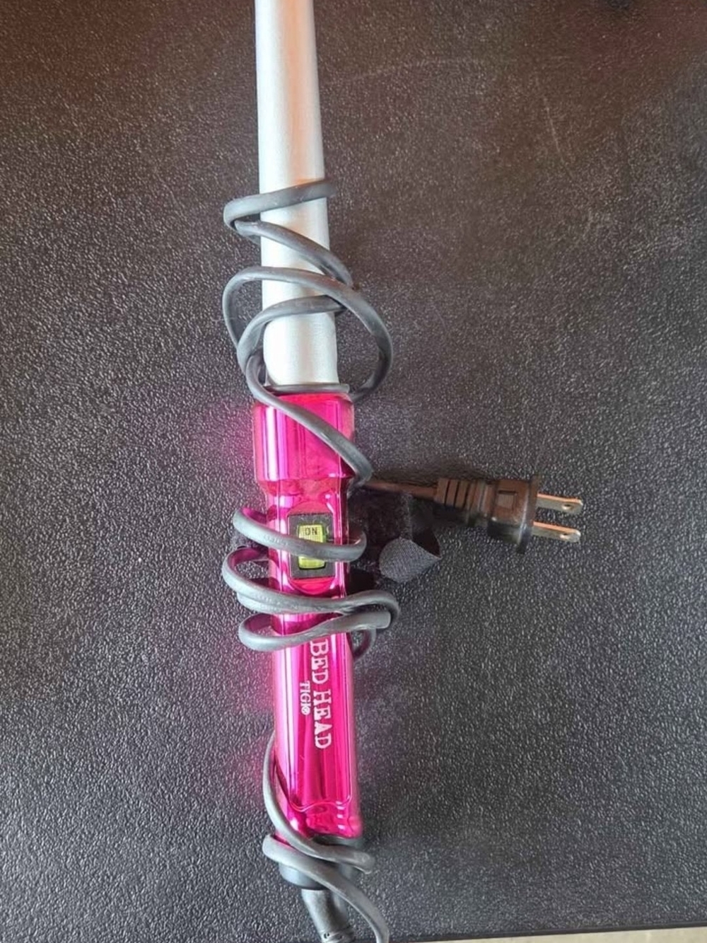 BedHead Pink Curling Wand with Black Cord